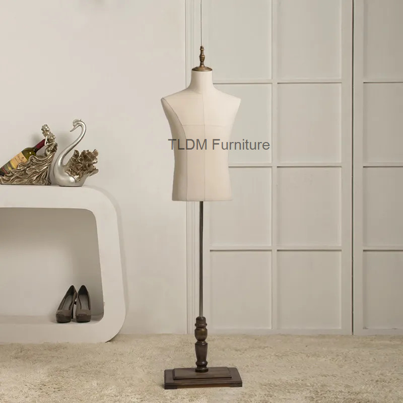 Women Formal Wear Shop - Manekin Pria Setengah Badan Berlapis Kain