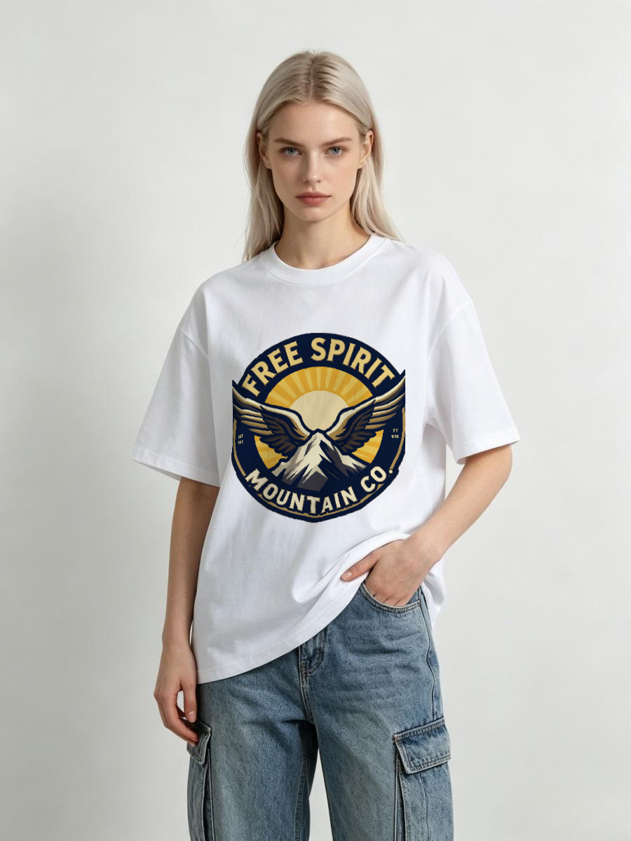 Women'S Formal Wear Canada - Kaos Wanita Pola Daun Maple Musim