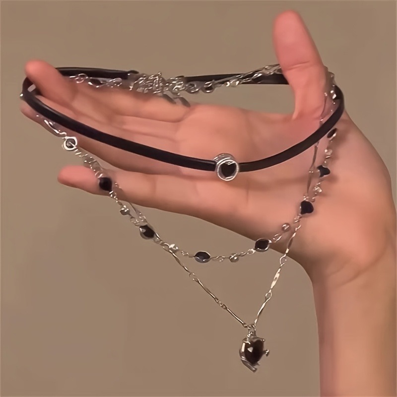 Formal Wear Jewelry For Women - Kalung Rantai Berlapis Bentuk Hati Gaya