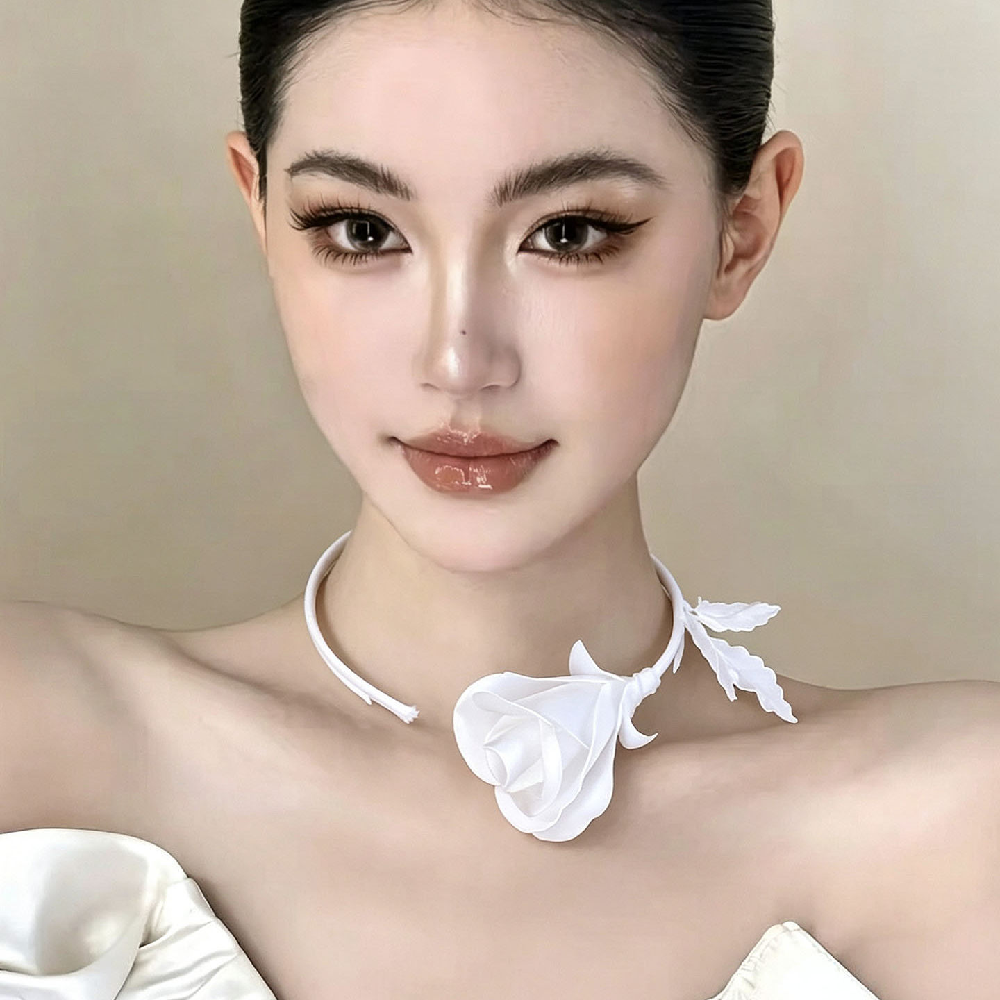 Formal Wear Jewelry For Women - Perhiasan Fashion Buatan Tangan Kalung Bunga
