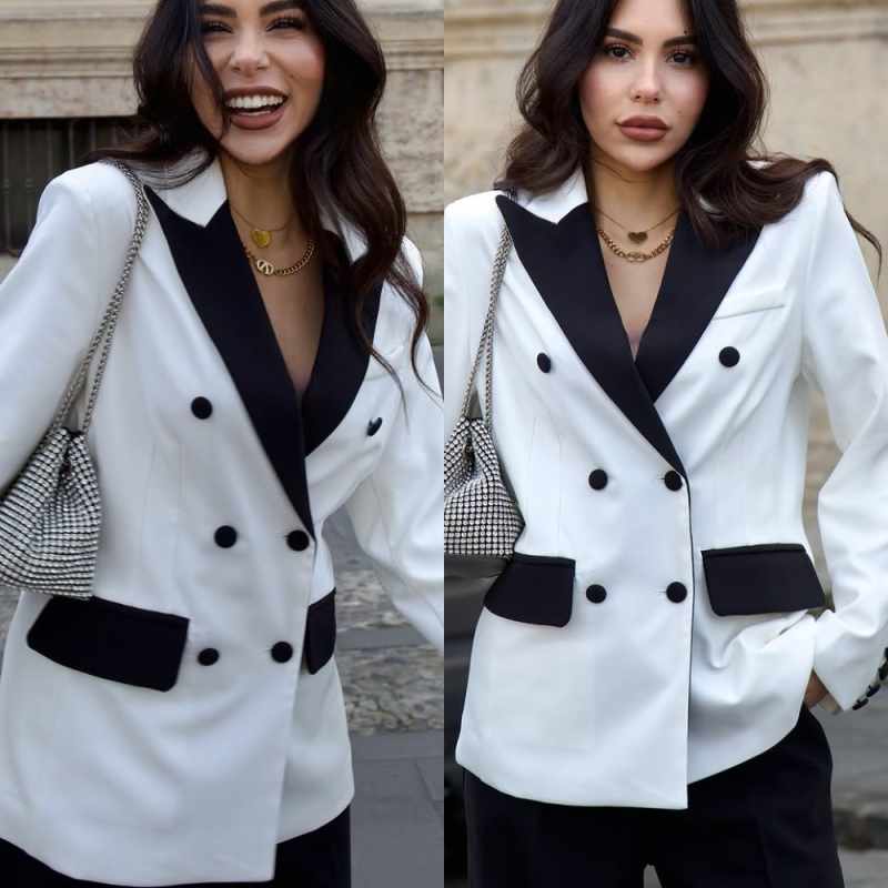 Women'S Formal Wear Jackets - Setelan Wanita Modern 2 Potong Blazer