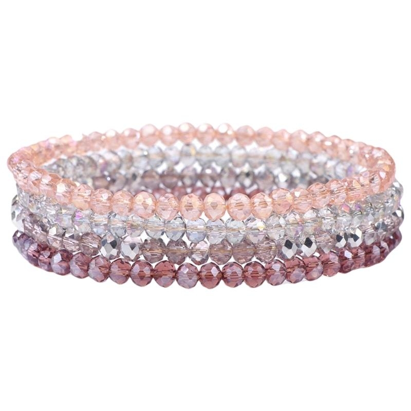 Formal Wear Jewelry For Women - Aksesori Perhiasan Fashion Gelang Kristal Multiwarna