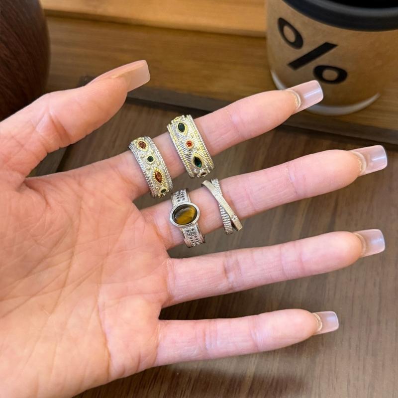Formal Wear Jewelry For Women - Cincin Pembuka Praktis Cincin Jari Geometris