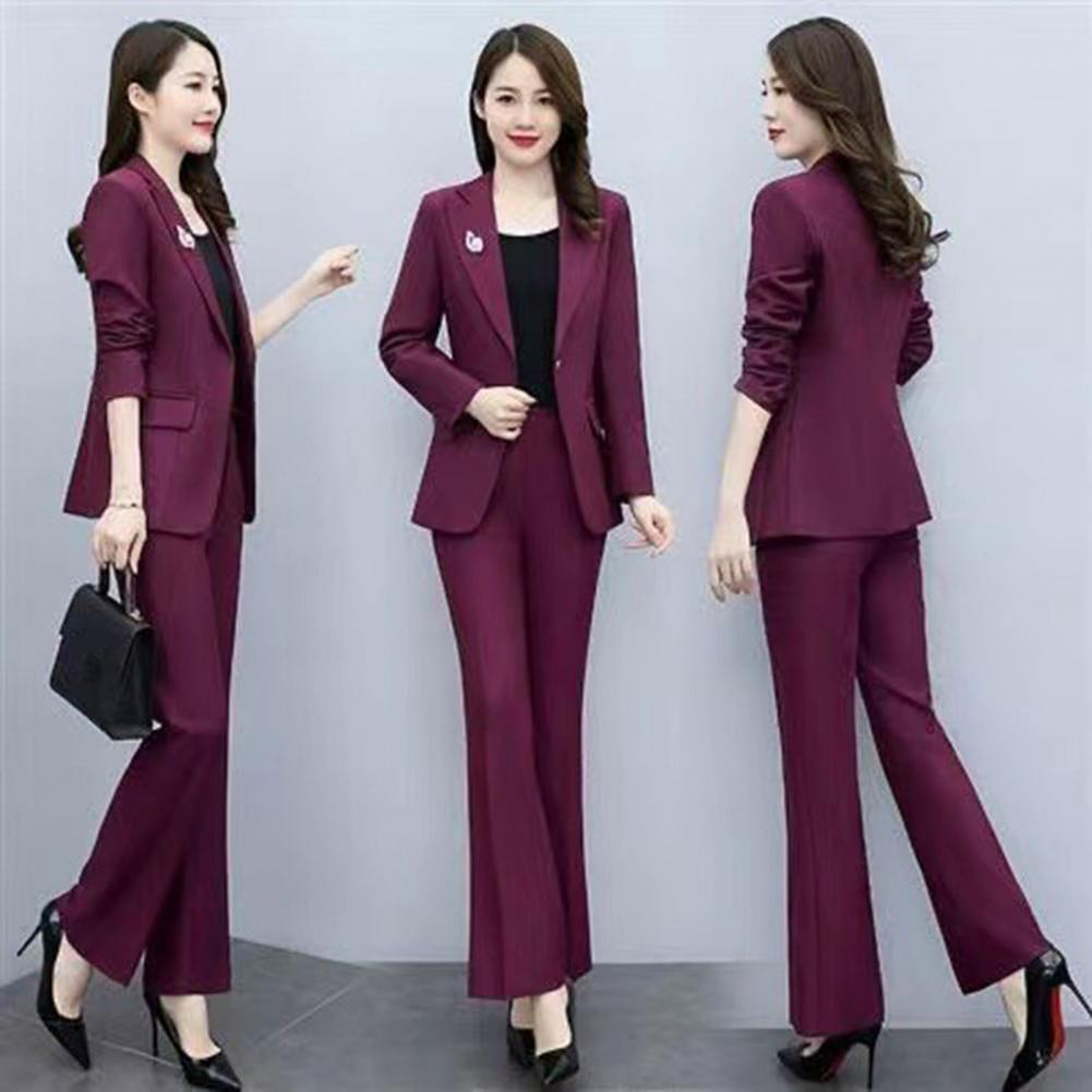 Women'S Formal Wear Jackets - 2 Pcs/Set Setelan Jas Formal Wanita