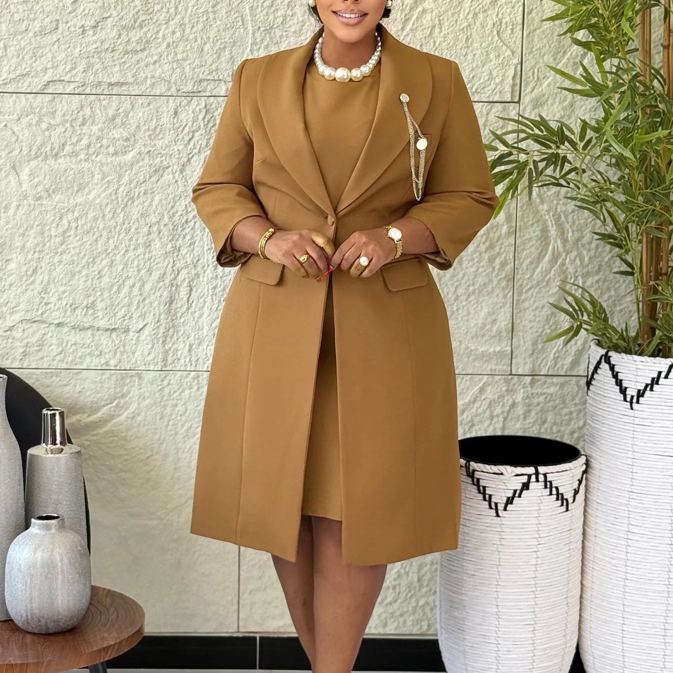 Setelan Blazer Dua Potong Eleg - Women Formal Wear Dubai ulasan dan harga