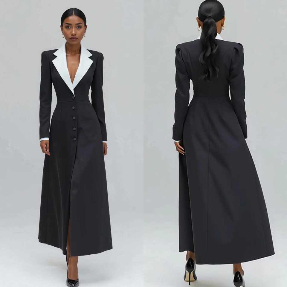 Jaket Blazer Panjang Wanita A  - Women'S Formal Wear Wedding Guest ulasan dan harga