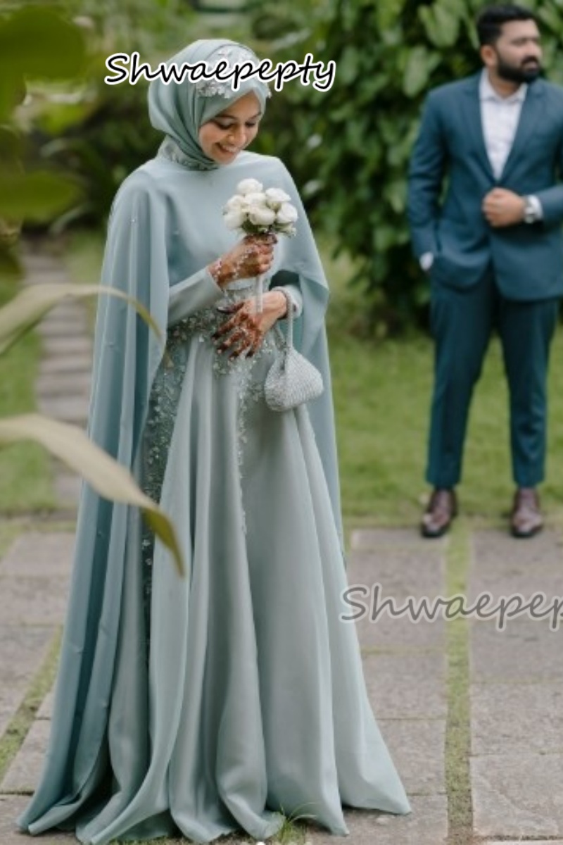 Gaun Malam Muslim Elegan denga - Women Formal Wear Dubai ulasan dan harga