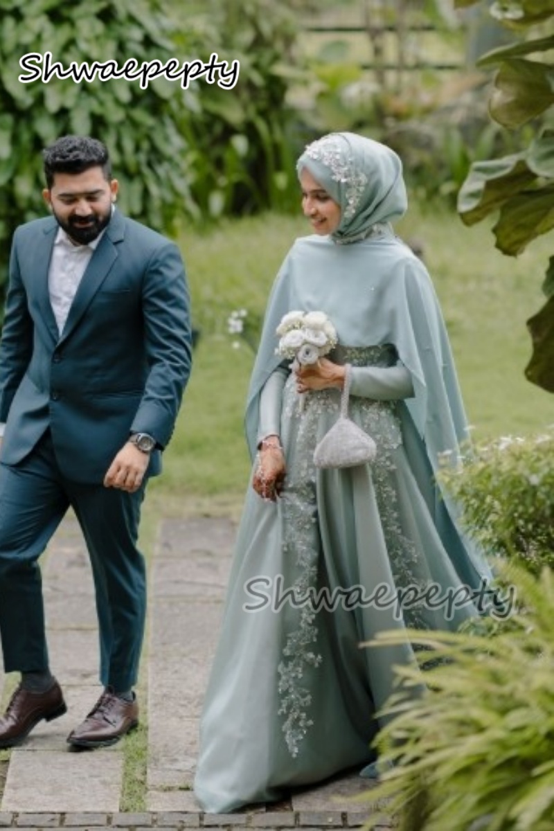Gaun Malam Muslim Elegan denga - Women Formal Wear Dubai ulasan dan harga