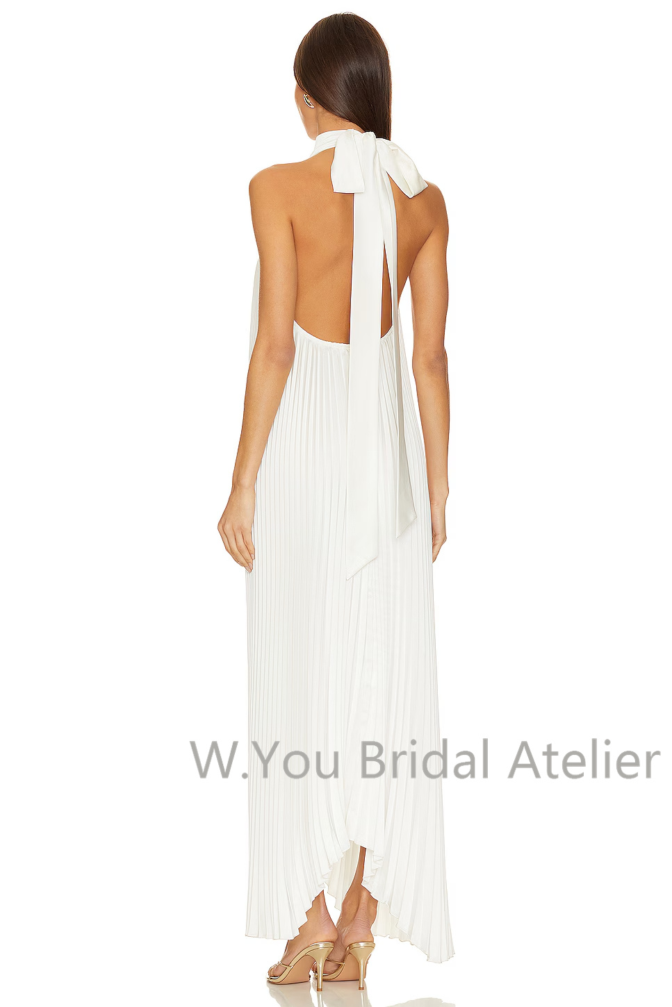 Gaun Malam Kerah V Dalam denga - Women'S Formal Wear Wedding Guest ulasan dan harga