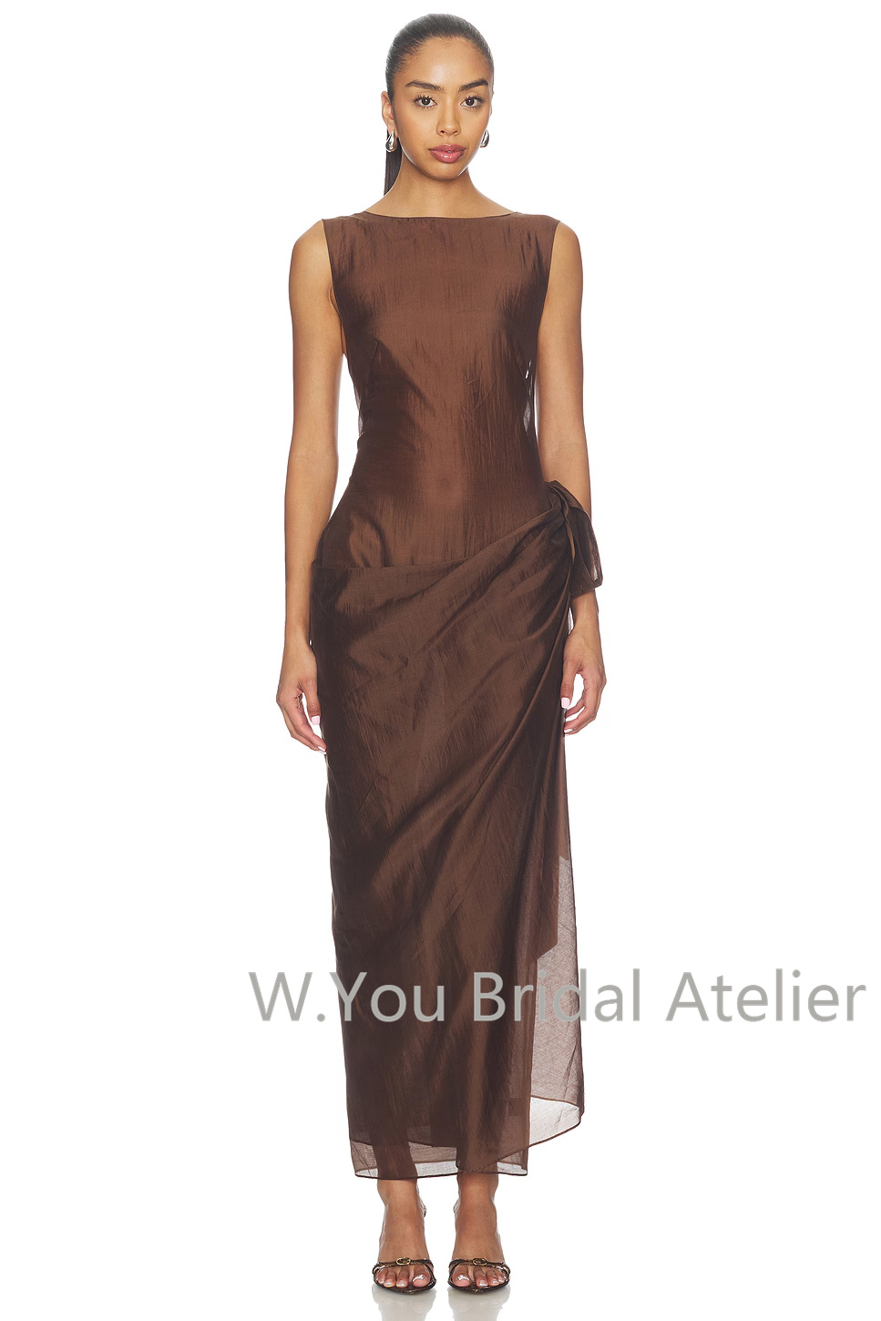 Gaun Malam Tanpa Lengan Model  - Women'S Formal Wear Wedding Guest ulasan dan harga