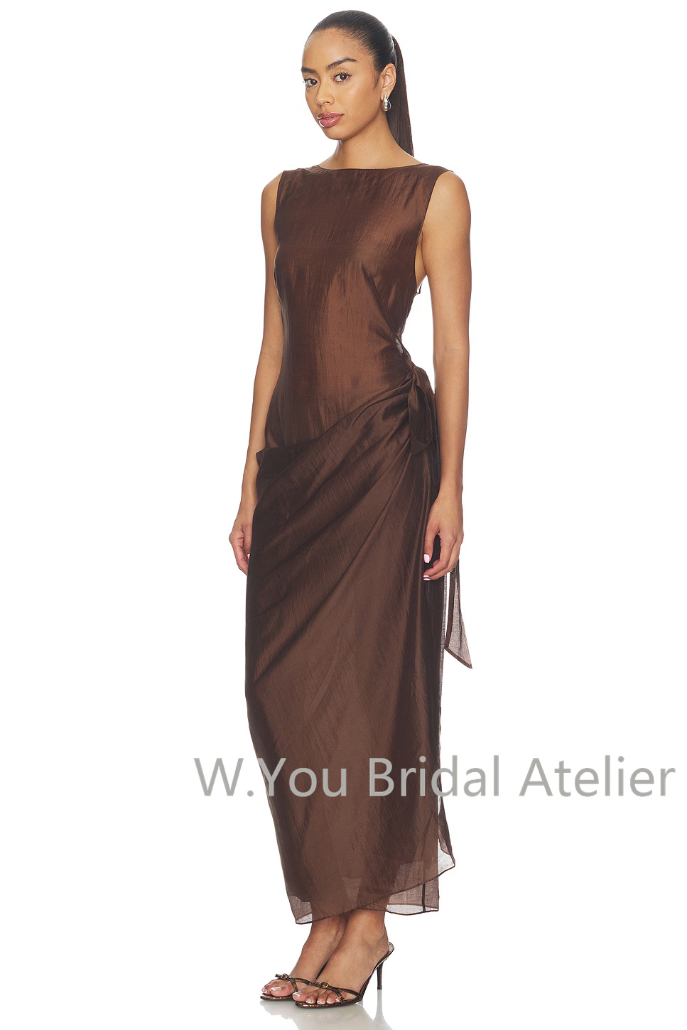 Gaun Malam Tanpa Lengan Model  - Women'S Formal Wear Wedding Guest ulasan dan harga