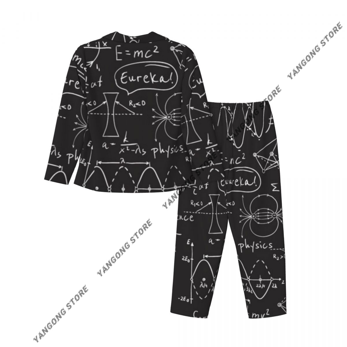 Pakaian Tidur Wanita Piyama Sa - Monochrome Suit Set ulasan dan harga