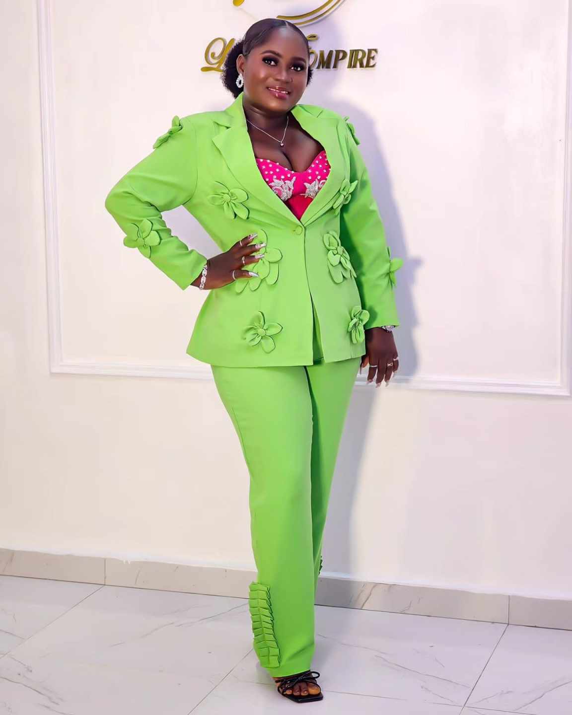 Setelan Blazer Wanita Hijau Uk - Women'S Formal Wear Plus Size ulasan dan harga