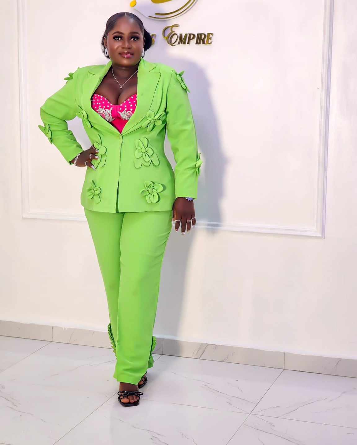 Setelan Blazer Wanita Hijau Uk - Women'S Formal Wear Plus Size ulasan dan harga