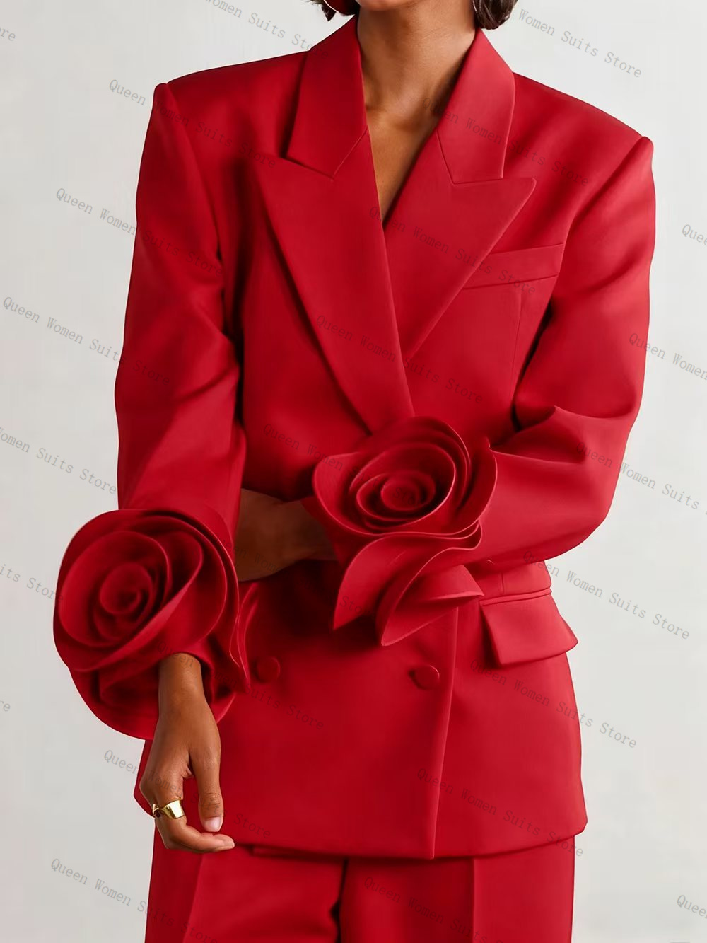 Setelan Jas Wanita Merah Mewah - Women'S Formal Wear Wedding Guest ulasan dan harga