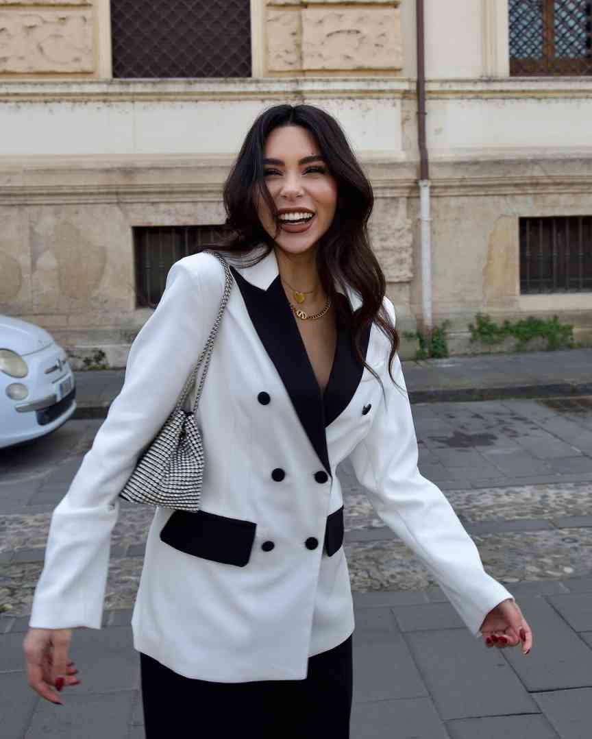 Setelan Wanita Modern 2 Potong - Women'S Formal Wear Jackets ulasan dan harga