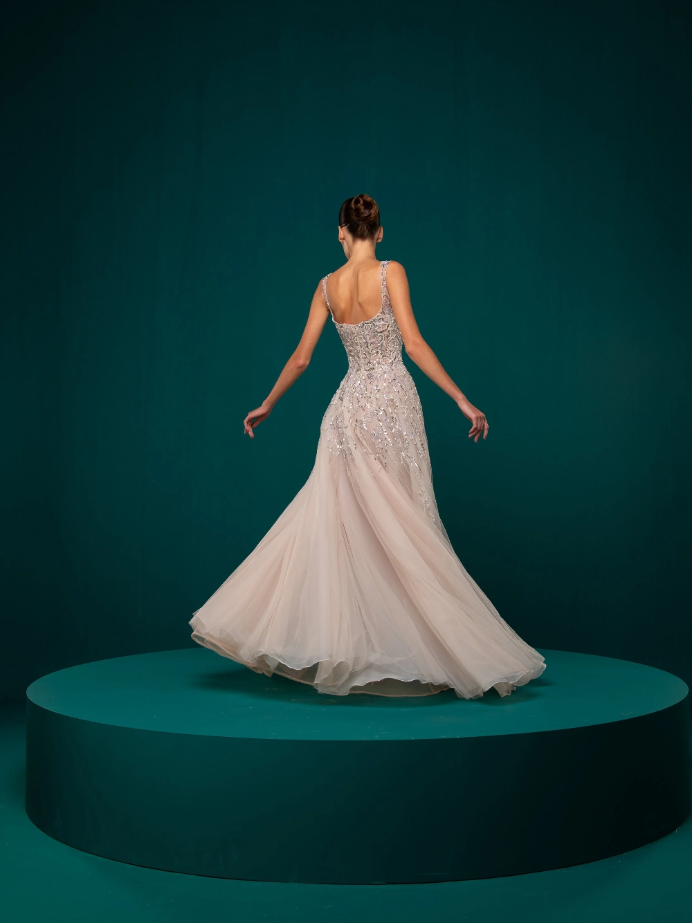 Gaun Malam Elegan Berkerah Kot - Women Formal Wear Dubai ulasan dan harga