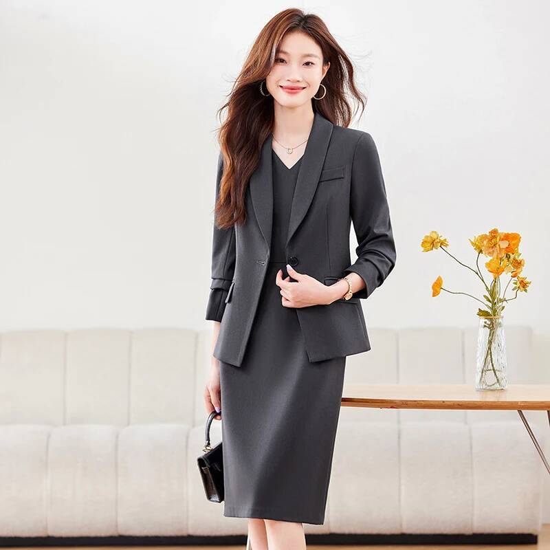 Setelan Bisnis Wanita Berkuali - Women'S Formal Wear Jackets ulasan dan harga