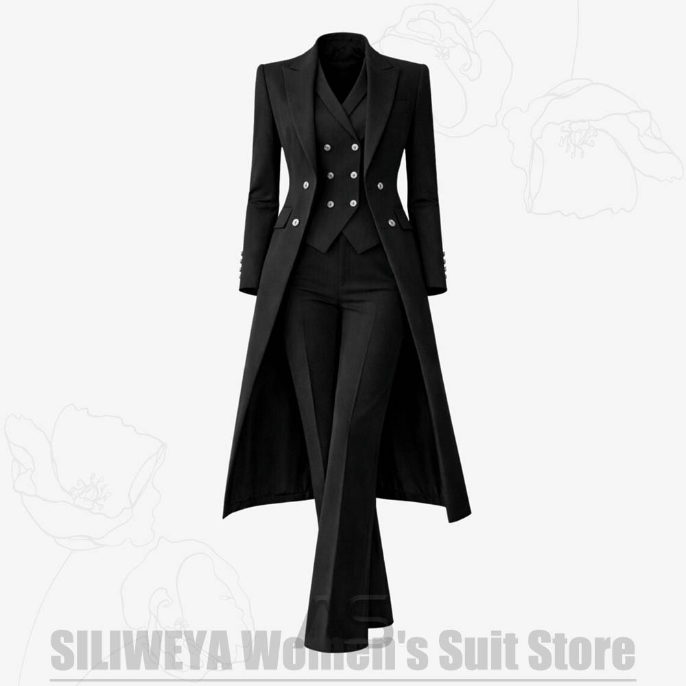 Setelan Wanita 3 Potong Jas Pa - Women Luxury Formal Wear ulasan dan harga