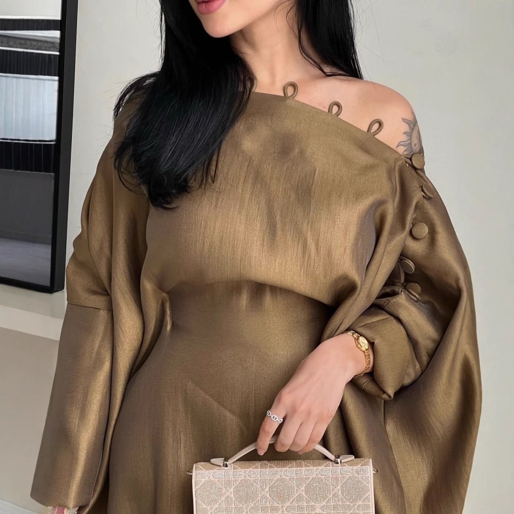 Gaun Prom A Line Kaftan Keluar - Women Formal Wear Dubai ulasan dan harga