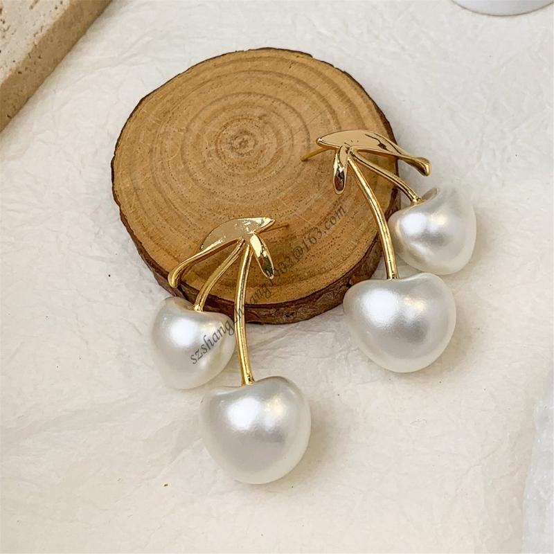 Perhiasan Telinga Mutiara Ceri - Formal Wear Jewelry For Women ulasan dan harga
