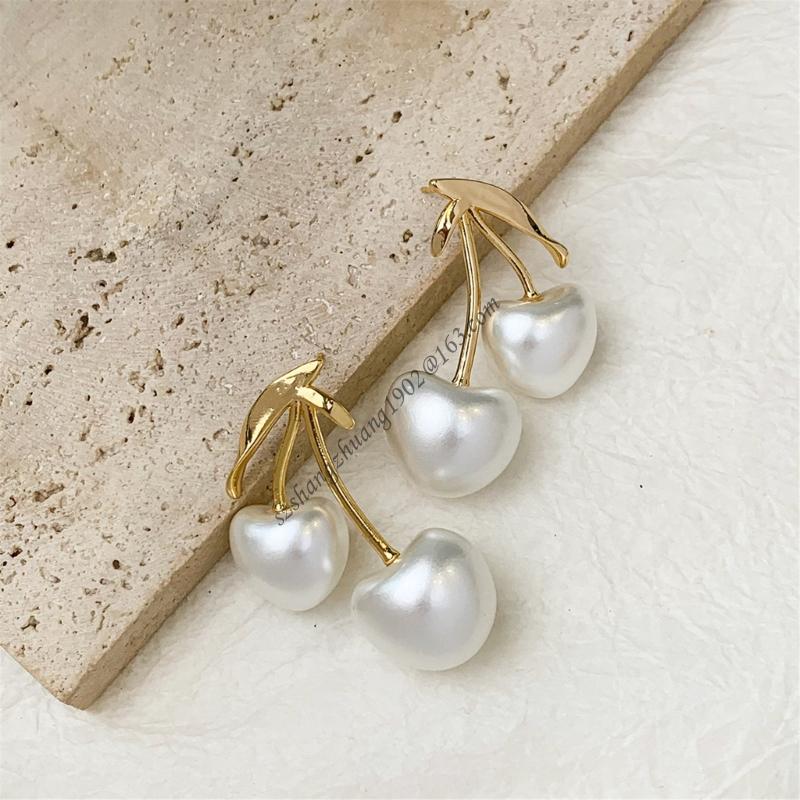 Perhiasan Telinga Mutiara Ceri - Formal Wear Jewelry For Women ulasan dan harga