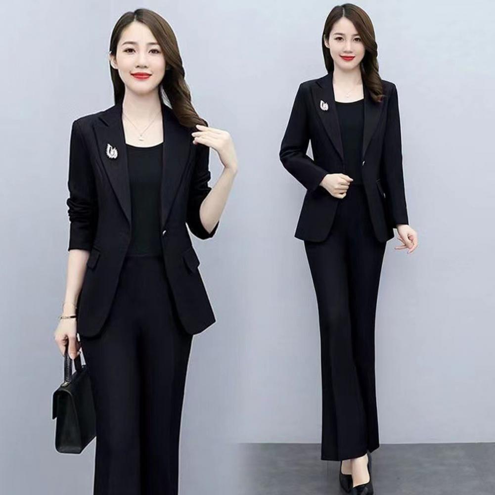 2 Pcs/Set Setelan Jas Formal W - Women'S Formal Wear Jackets ulasan dan harga