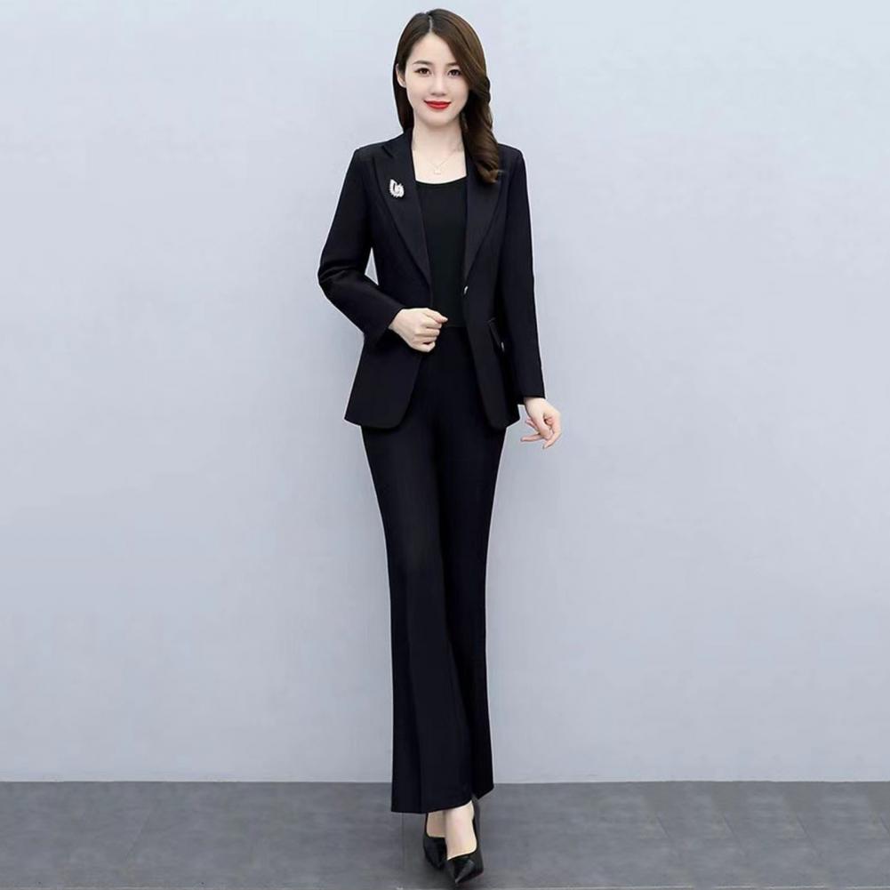2 Pcs/Set Setelan Jas Formal W - Women'S Formal Wear Jackets ulasan dan harga
