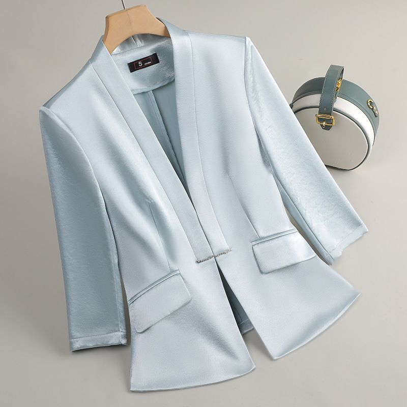 Blazer Hitam Putih Biru Wanita - Women Formal Wear Black And White ulasan dan harga