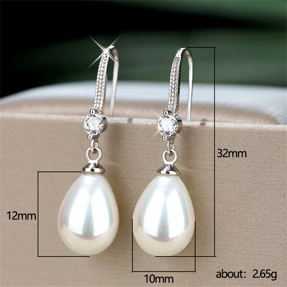 Anting Mutiara Imitasi Perhias - Formal Wear Jewelry For Women ulasan dan harga