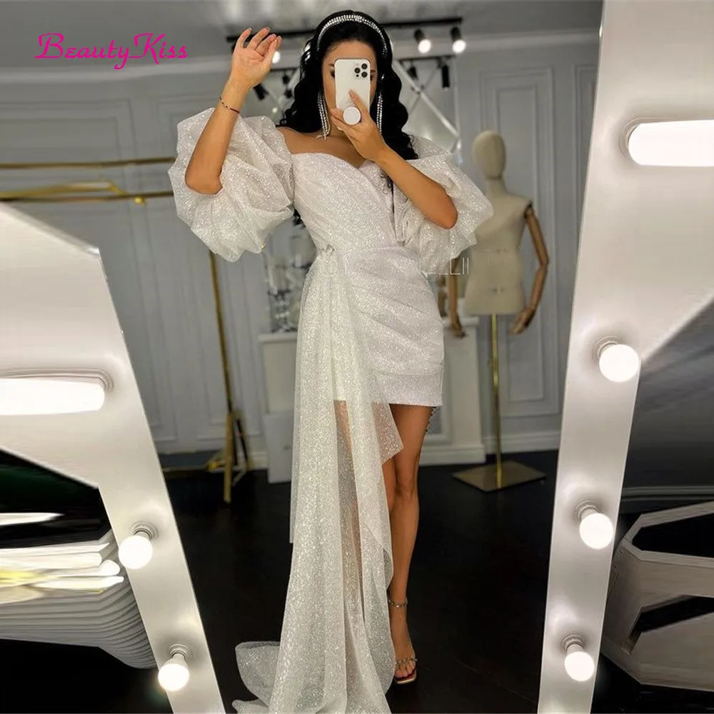 Gaun Pengantin Pendek Berkilau - Women Formal Wear Dubai ulasan dan harga