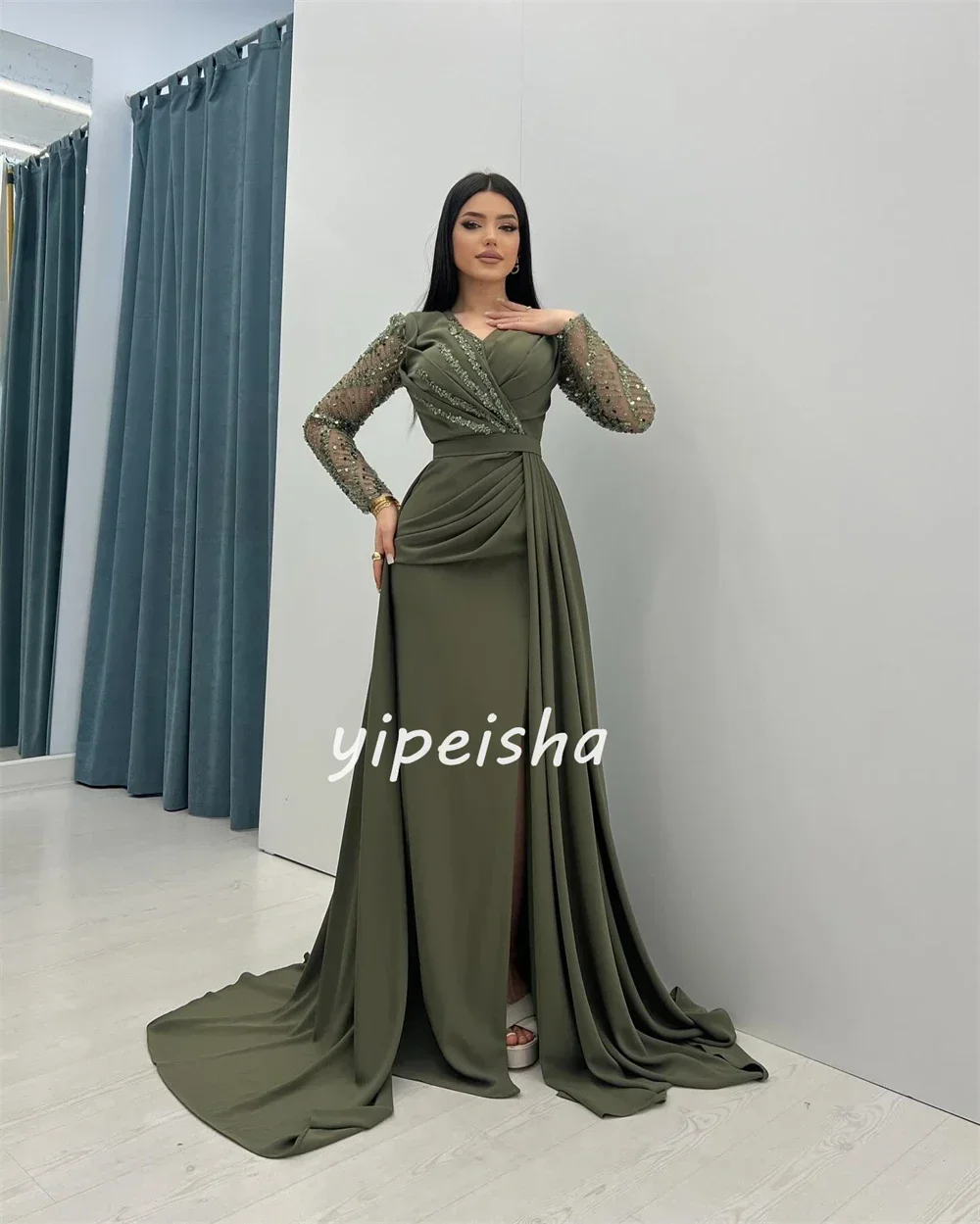 Gaun Prom Kustom Gaun Malam Pa - Women Luxury Formal Wear ulasan dan harga
